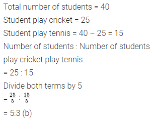 ML Aggarwal Class 6 Solutions for ICSE Maths Chapter 8 Ratio and Proportion Objective Type Questions 7