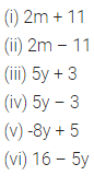 ML Aggarwal Class 6 Solutions for ICSE Maths Chapter 9 Algebra Ex 9.3 6