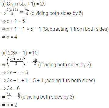 ML Aggarwal Class 6 Solutions for ICSE Maths Chapter 9 Algebra Ex 9.5 4
