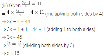 ML Aggarwal Class 6 Solutions for ICSE Maths Chapter 9 Algebra Ex 9.5 5