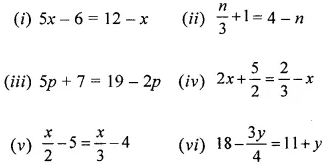 ML Aggarwal Class 6 Solutions for ICSE Maths Chapter 9 Algebra Ex 9.5 6