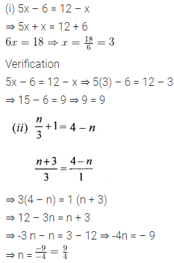 ML Aggarwal Class 6 Solutions for ICSE Maths Chapter 9 Algebra Ex 9.5 7