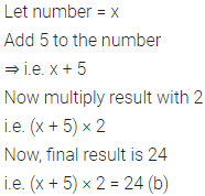 ML Aggarwal Class 6 Solutions for ICSE Maths Chapter 9 Algebra Objective Type Questions 4