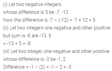 ML Aggarwal Class 7 Solutions for ICSE Maths Chapter 1 Integers Ex 1.2 2