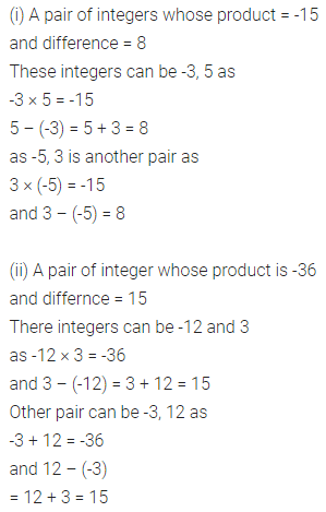 ML Aggarwal Class 7 Solutions for ICSE Maths Chapter 1 Integers Ex 1.3 10