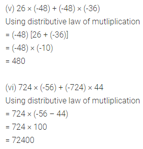 ML Aggarwal Class 7 Solutions for ICSE Maths Chapter 1 Integers Ex 1.3 5