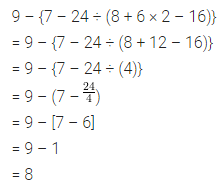 ML Aggarwal Class 7 Solutions for ICSE Maths Chapter 1 Integers Ex 1.5 2