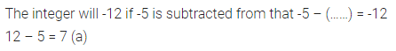 ML Aggarwal Class 7 Solutions for ICSE Maths Chapter 1 Integers Objective Type Questions 15