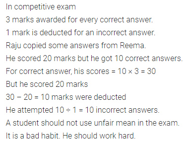 ML Aggarwal Class 7 Solutions for ICSE Maths Chapter 1 Integers Objective Type Questions 23