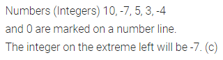 ML Aggarwal Class 7 Solutions for ICSE Maths Chapter 1 Integers Objective Type Questions 7