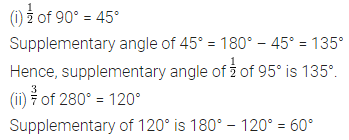 ML Aggarwal Class 7 Solutions for ICSE Maths Chapter 10 Lines and Angles Check Your Progress 1