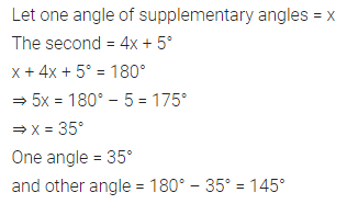 ML Aggarwal Class 7 Solutions for ICSE Maths Chapter 10 Lines and Angles Check Your Progress 3