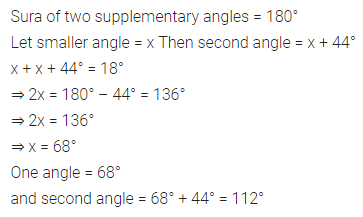 ML Aggarwal Class 7 Solutions for ICSE Maths Chapter 10 Lines and Angles Ex 10.1 10