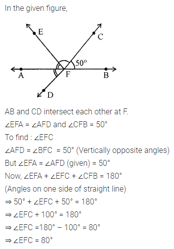 ML Aggarwal Class 7 Solutions for ICSE Maths Chapter 10 Lines and Angles Ex 10.1 19