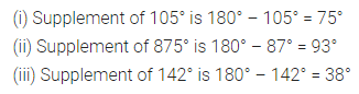 ML Aggarwal Class 7 Solutions for ICSE Maths Chapter 10 Lines and Angles Ex 10.1 5