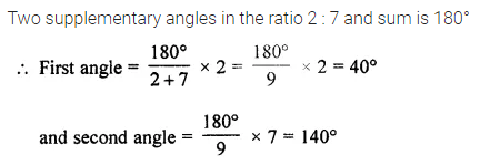 ML Aggarwal Class 7 Solutions for ICSE Maths Chapter 10 Lines and Angles Ex 10.1 9