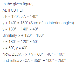 ML Aggarwal Class 7 Solutions for ICSE Maths Chapter 10 Lines and Angles Ex 10.2 15