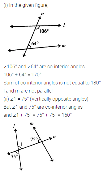 ML Aggarwal Class 7 Solutions for ICSE Maths Chapter 10 Lines and Angles Ex 10.2 22