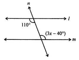 ML Aggarwal Class 7 Solutions for ICSE Maths Chapter 10 Lines and Angles Objective Type Questions 14