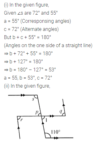 ML Aggarwal Class 7 Solutions for ICSE Maths Chapter 10 Lines and Angles Objective Type Questions 23