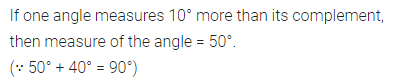 ML Aggarwal Class 7 Solutions for ICSE Maths Chapter 10 Lines and Angles Objective Type Questions 9