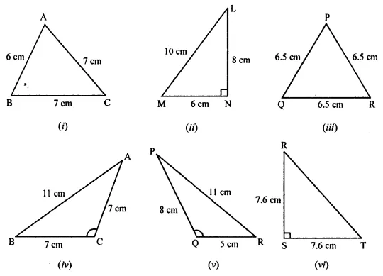 ML Aggarwal Class 7 Solutions for ICSE Maths Chapter 11 Triangles and its Properties Ex 11.1 3