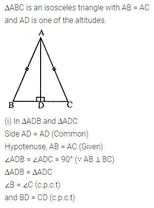 ML Aggarwal Class 7 Solutions for ICSE Maths Chapter 12 Congruence of Triangles Check Your Progress 6