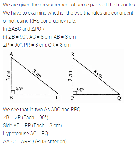 ML Aggarwal Class 7 Solutions for ICSE Maths Chapter 12 Congruence of Triangles Ex 12.2 16
