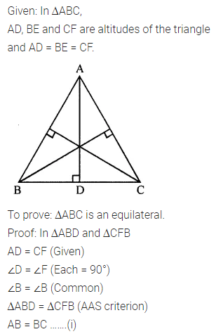 ML Aggarwal Class 7 Solutions for ICSE Maths Chapter 12 Congruence of Triangles Objective Type Questions 22