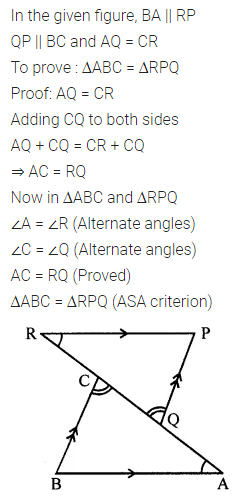 ML Aggarwal Class 7 Solutions for ICSE Maths Chapter 12 Congruence of Triangles Objective Type Questions 25