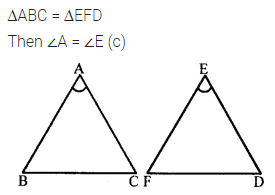 ML Aggarwal Class 7 Solutions for ICSE Maths Chapter 12 Congruence of Triangles Objective Type Questions 6