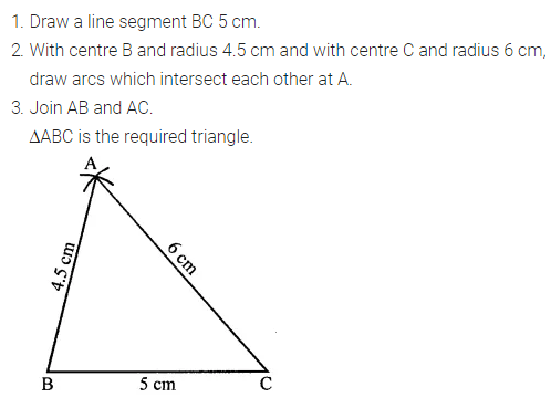 ML Aggarwal Class 7 Solutions for ICSE Maths Chapter 13 Practical Geometry Ex 13 5