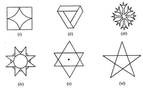 ML Aggarwal Class 7 Solutions for ICSE Maths Chapter 14 Symmetry Check Your Progress 5