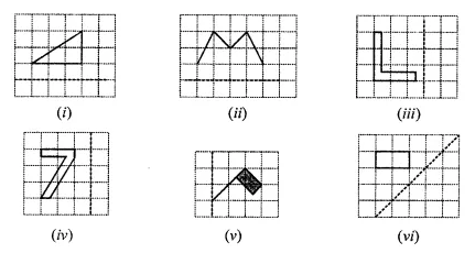 ML Aggarwal Class 7 Solutions for ICSE Maths Chapter 14 Symmetry Ex 14.1 11