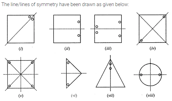 ML Aggarwal Class 7 Solutions for ICSE Maths Chapter 14 Symmetry Ex 14.1 4