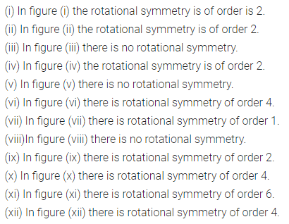 ML Aggarwal Class 7 Solutions for ICSE Maths Chapter 14 Symmetry Ex 14.2 2