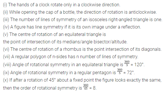 ML Aggarwal Class 7 Solutions for ICSE Maths Chapter 14 Symmetry Objective Type Questions 1