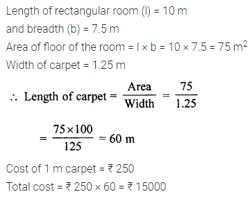 ML Aggarwal Class 7 Solutions for ICSE Maths Chapter 16 Perimeter and Area Ex 16.1 14