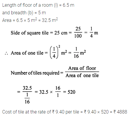 ML Aggarwal Class 7 Solutions for ICSE Maths Chapter 16 Perimeter and Area Ex 16.1 15