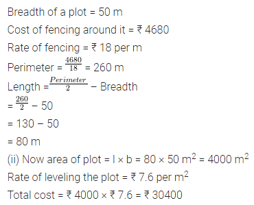 ML Aggarwal Class 7 Solutions for ICSE Maths Chapter 16 Perimeter and Area Ex 16.1 17