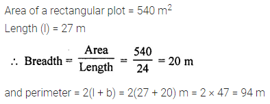 ML Aggarwal Class 7 Solutions for ICSE Maths Chapter 16 Perimeter and Area Ex 16.1 4