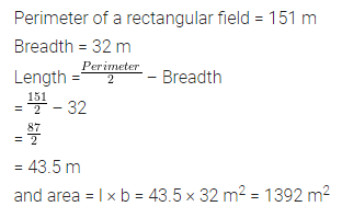 ML Aggarwal Class 7 Solutions for ICSE Maths Chapter 16 Perimeter and Area Ex 16.1 5