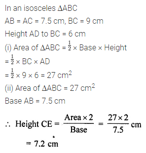 ML Aggarwal Class 7 Solutions for ICSE Maths Chapter 16 Perimeter and Area Ex 16.2 12