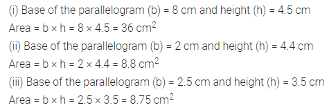 ML Aggarwal Class 7 Solutions for ICSE Maths Chapter 16 Perimeter and Area Ex 16.2 2