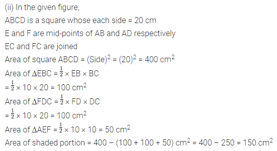 ML Aggarwal Class 7 Solutions for ICSE Maths Chapter 16 Perimeter and Area Ex 16.2 22