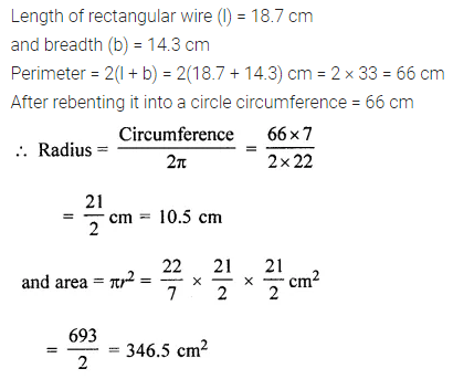 ML Aggarwal Class 7 Solutions for ICSE Maths Chapter 16 Perimeter and Area Ex 16.3 14