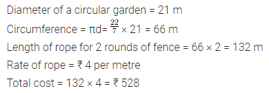 ML Aggarwal Class 7 Solutions for ICSE Maths Chapter 16 Perimeter and Area Ex 16.3 5