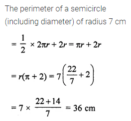 ML Aggarwal Class 7 Solutions for ICSE Maths Chapter 16 Perimeter and Area Objective Type Questions 13