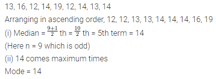 ML Aggarwal Class 7 Solutions for ICSE Maths Chapter 17 Data Handling Ex 17.3 4