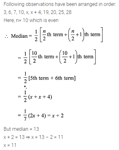 ML Aggarwal Class 7 Solutions for ICSE Maths Chapter 17 Data Handling Objective Type Questions 25